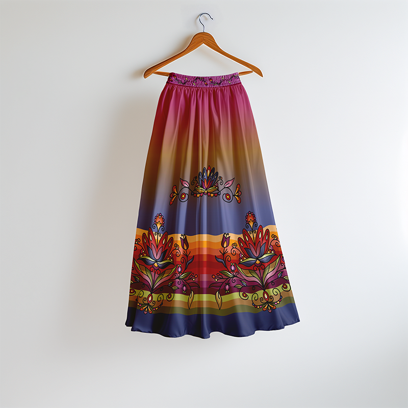 Red Willow Whispers Skirt