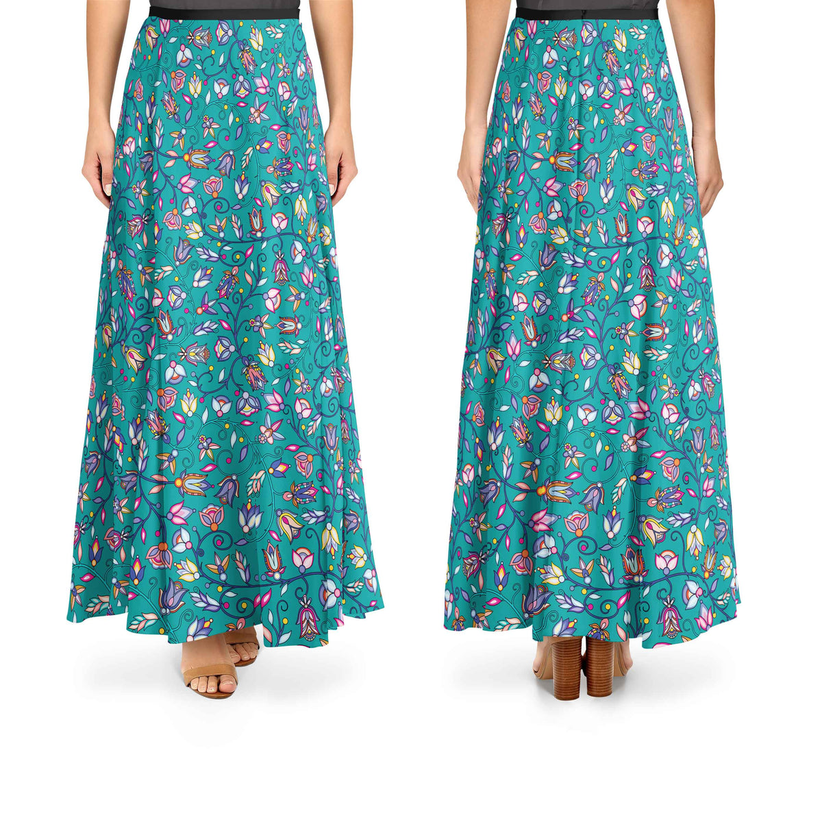 Buffalo Bloom Turquoise Cotton Fabric