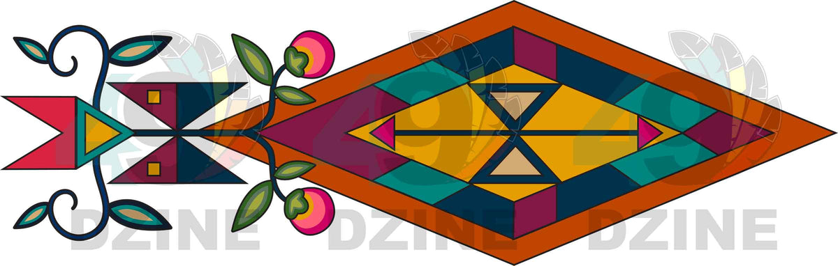 Spirit Journey Geometric Element 19 Transfer (Various Sizes)