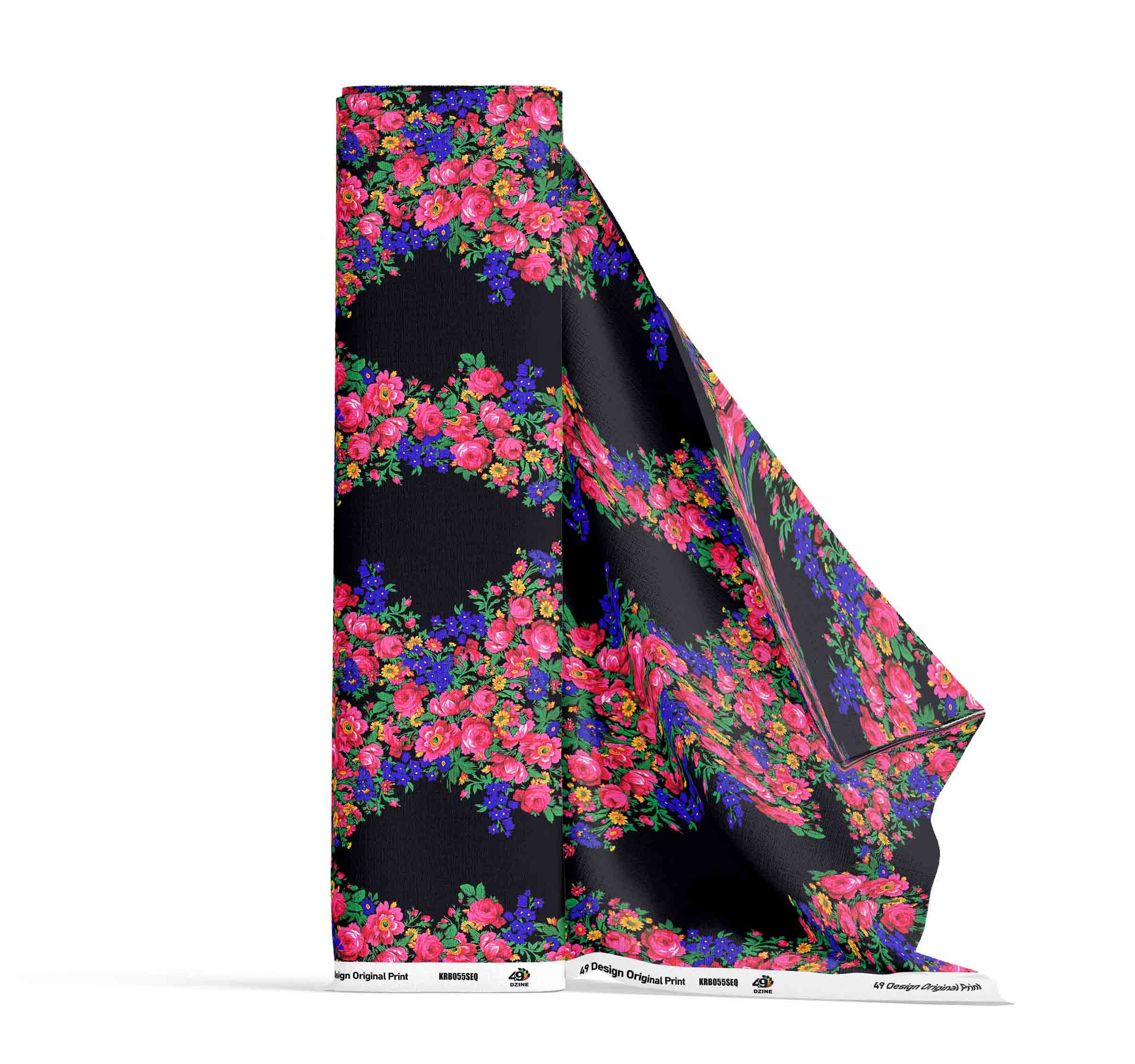 Kokum Revenge Black Cotton Poplin