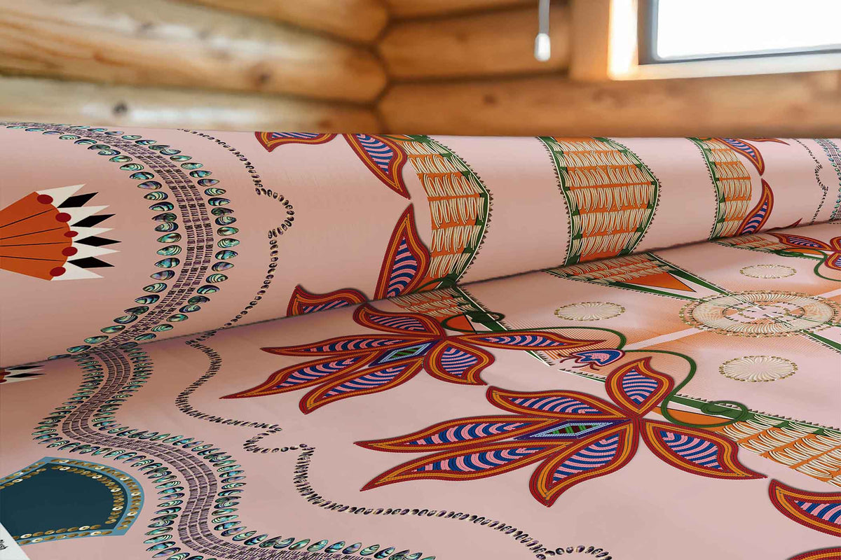 Sacred Plains Blush Cotton Poplin