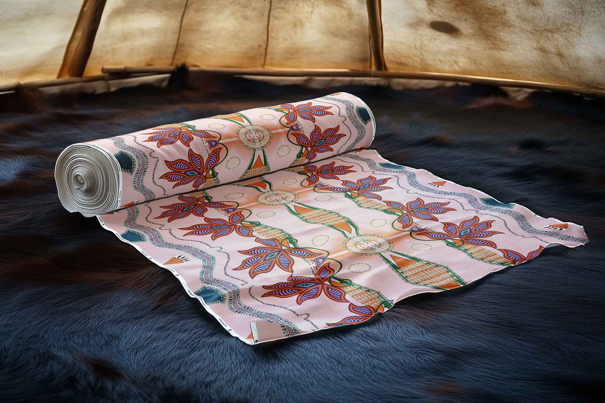 Sacred Plains Blush Cotton Poplin