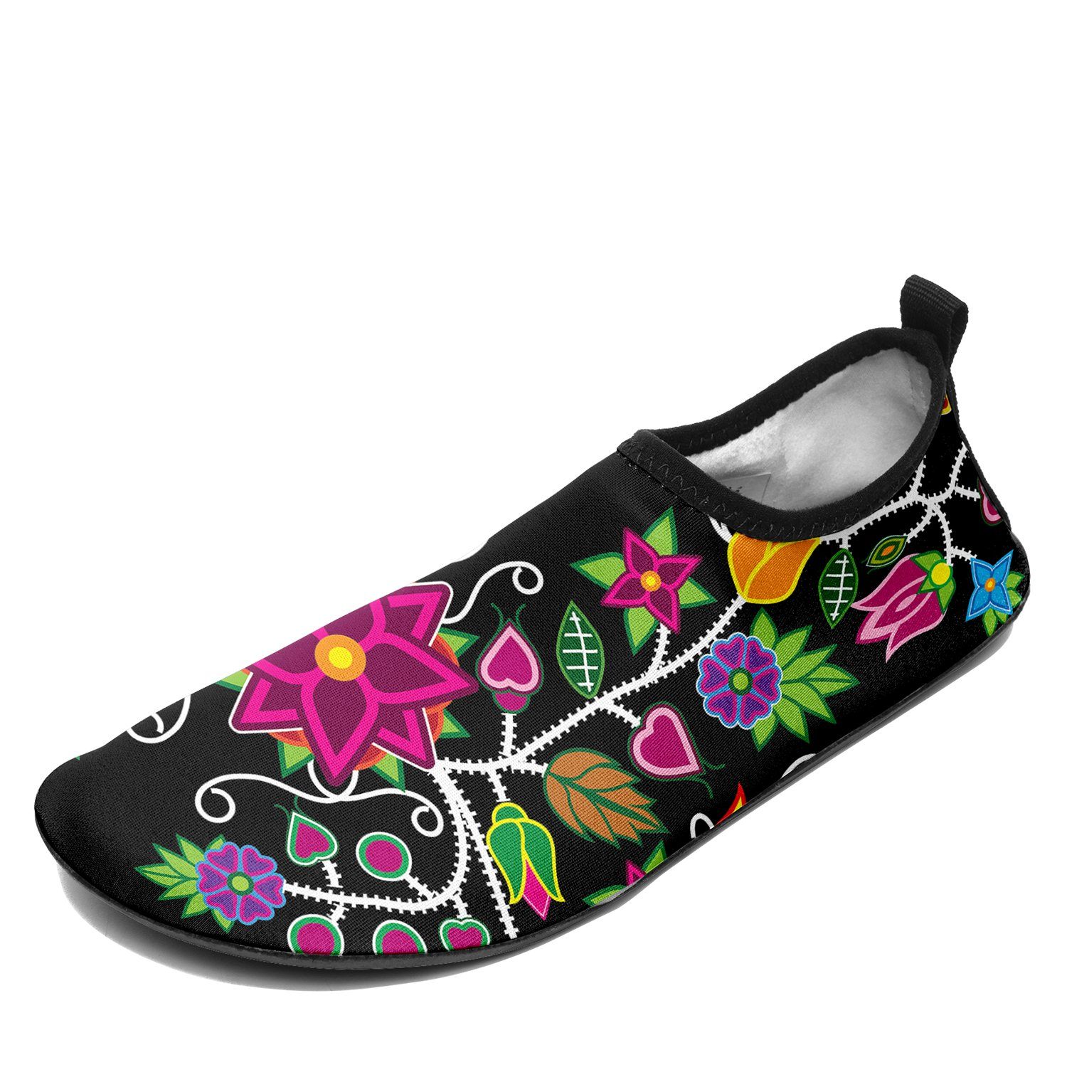 Floral Beadwork - 01 Sockamoccs Slip On Shoes 49 Dzine