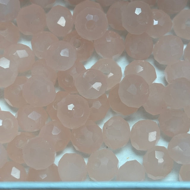 6mm Rondelle Glass Bead - Jewel