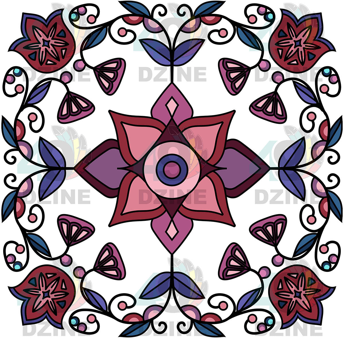 Frost Flower Circle Various Sizes