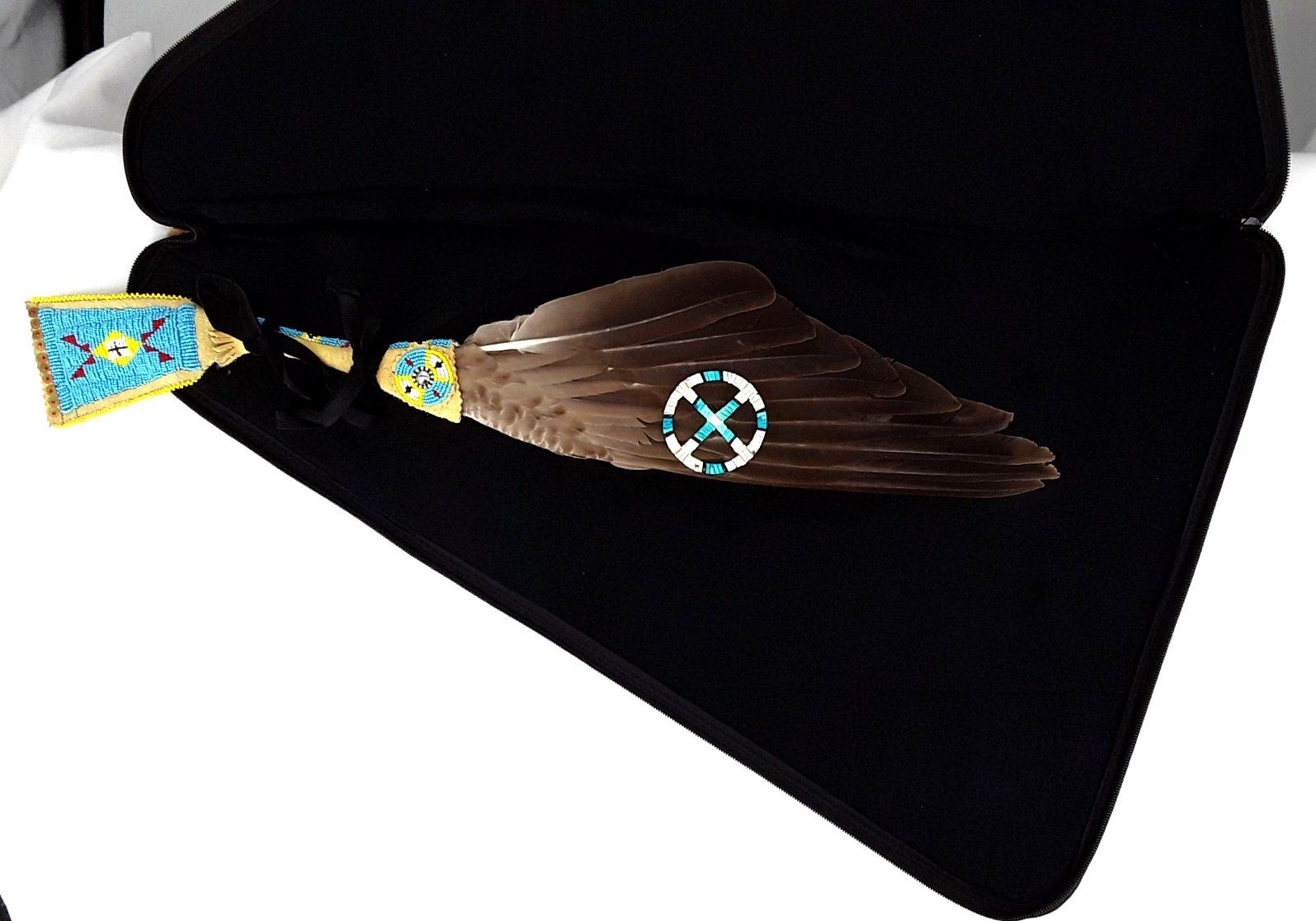 27 Inch Fan Case - Chiefs Mountain Moon Shadow