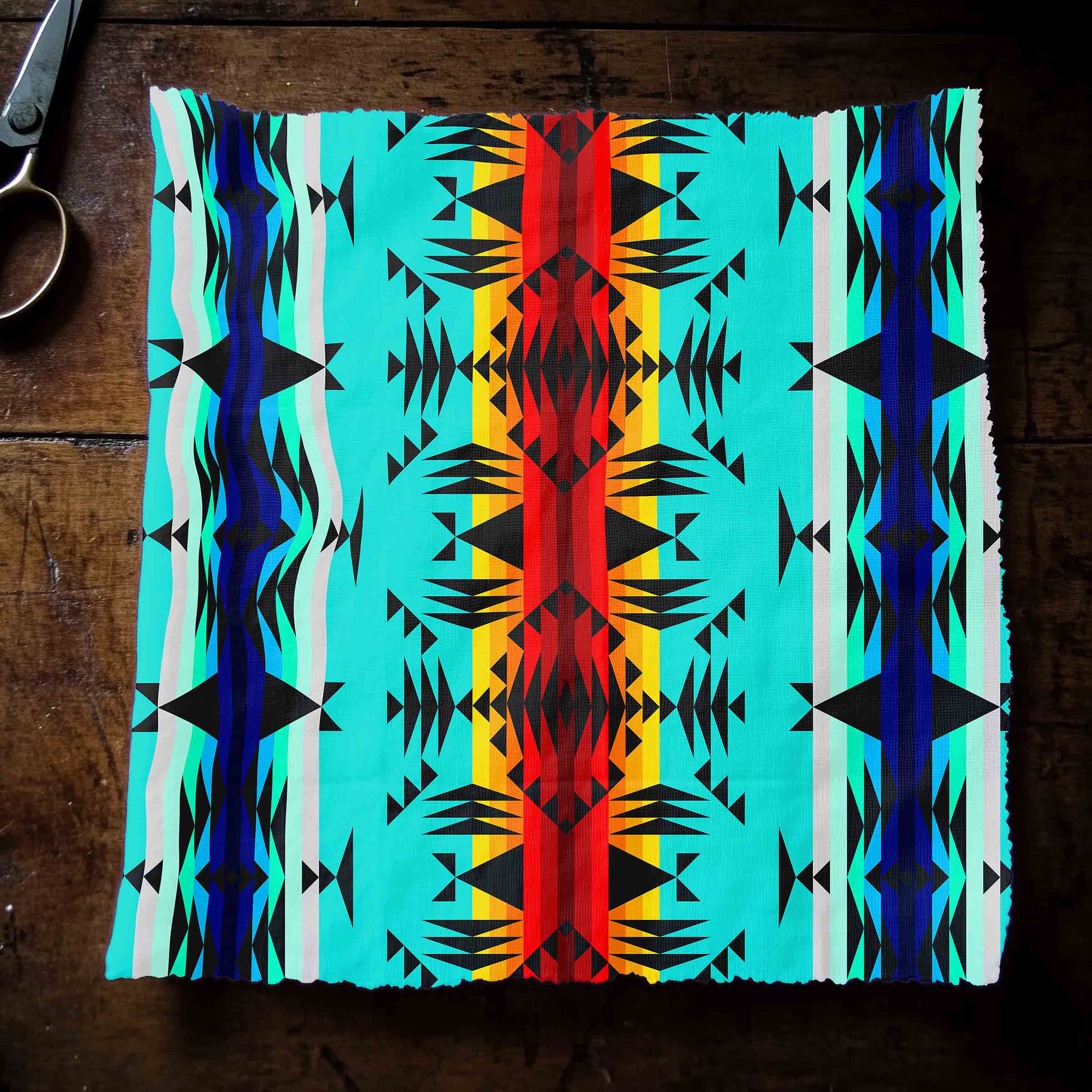 Between the Mountains Cotton Poplin