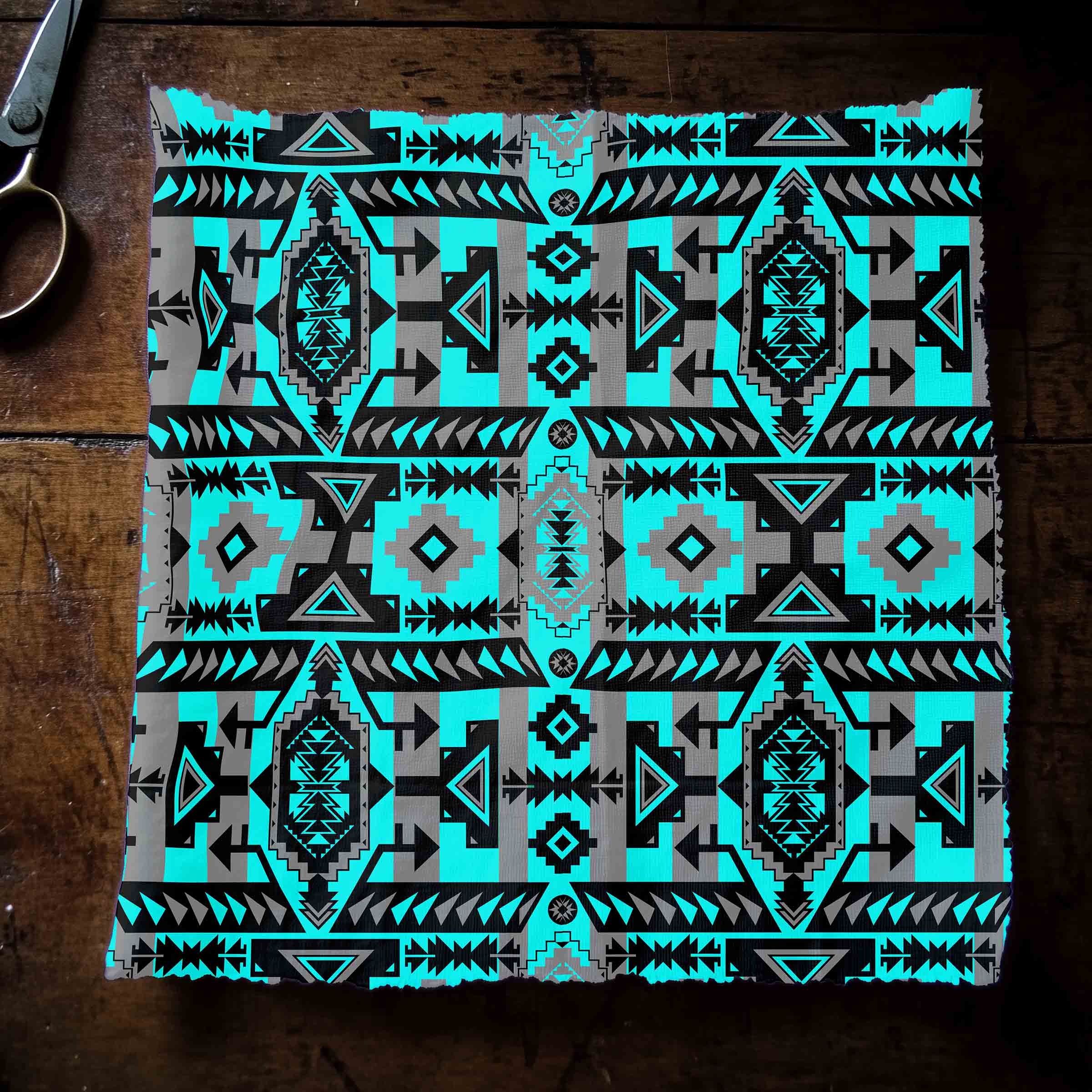 Chiefs Mountain Sky Cotton Poplin