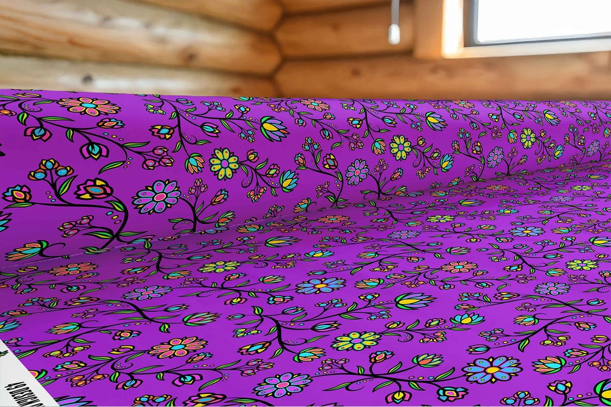 Cosmic Whisper Pastel Berry Cotton Poplin