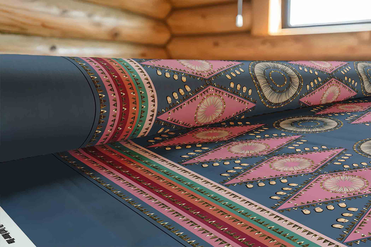 Elk Tooth Honour Blue Cotton Poplin