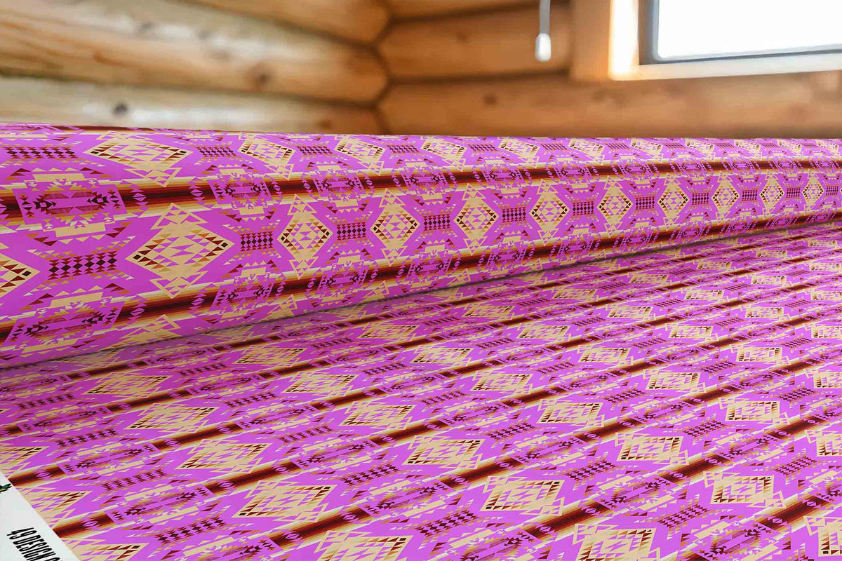 Gathering Earth Lilac Cotton Poplin