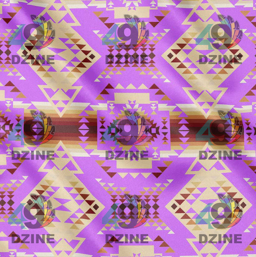 Gathering Earth Lilac Cotton Poplin