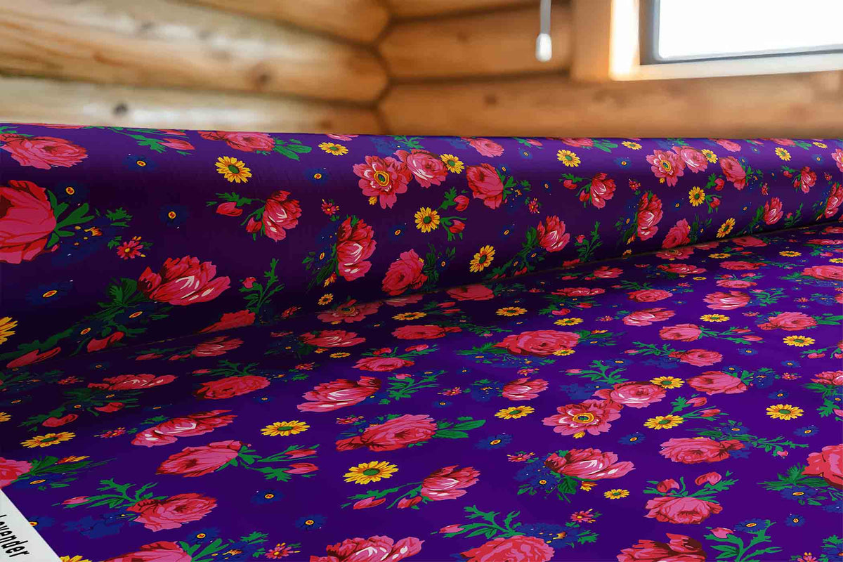 Kokum Ceremony Lavender Cotton Poplin