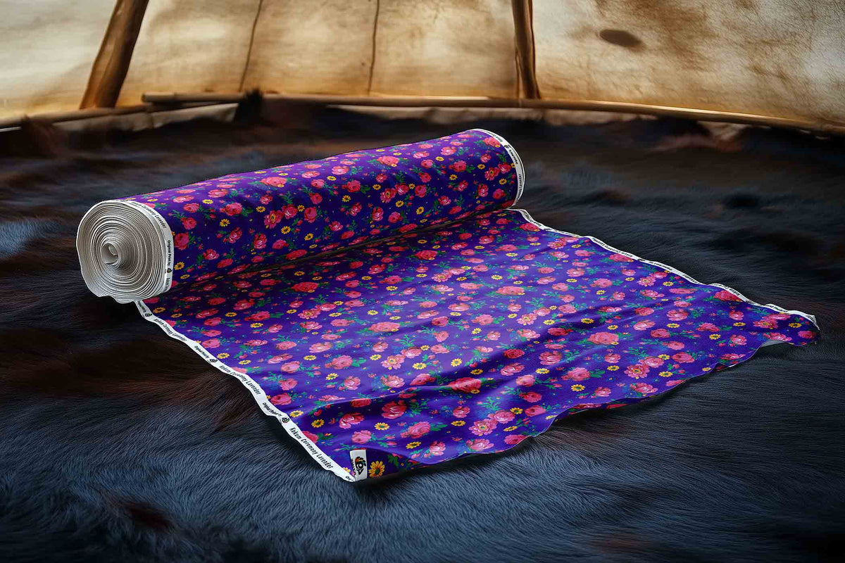Kokum Ceremony Lavender Cotton Poplin