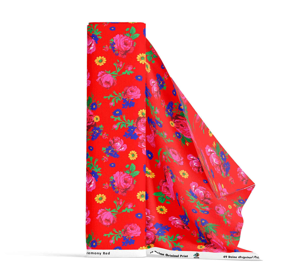 Kokum Ceremony Red Cotton Poplin