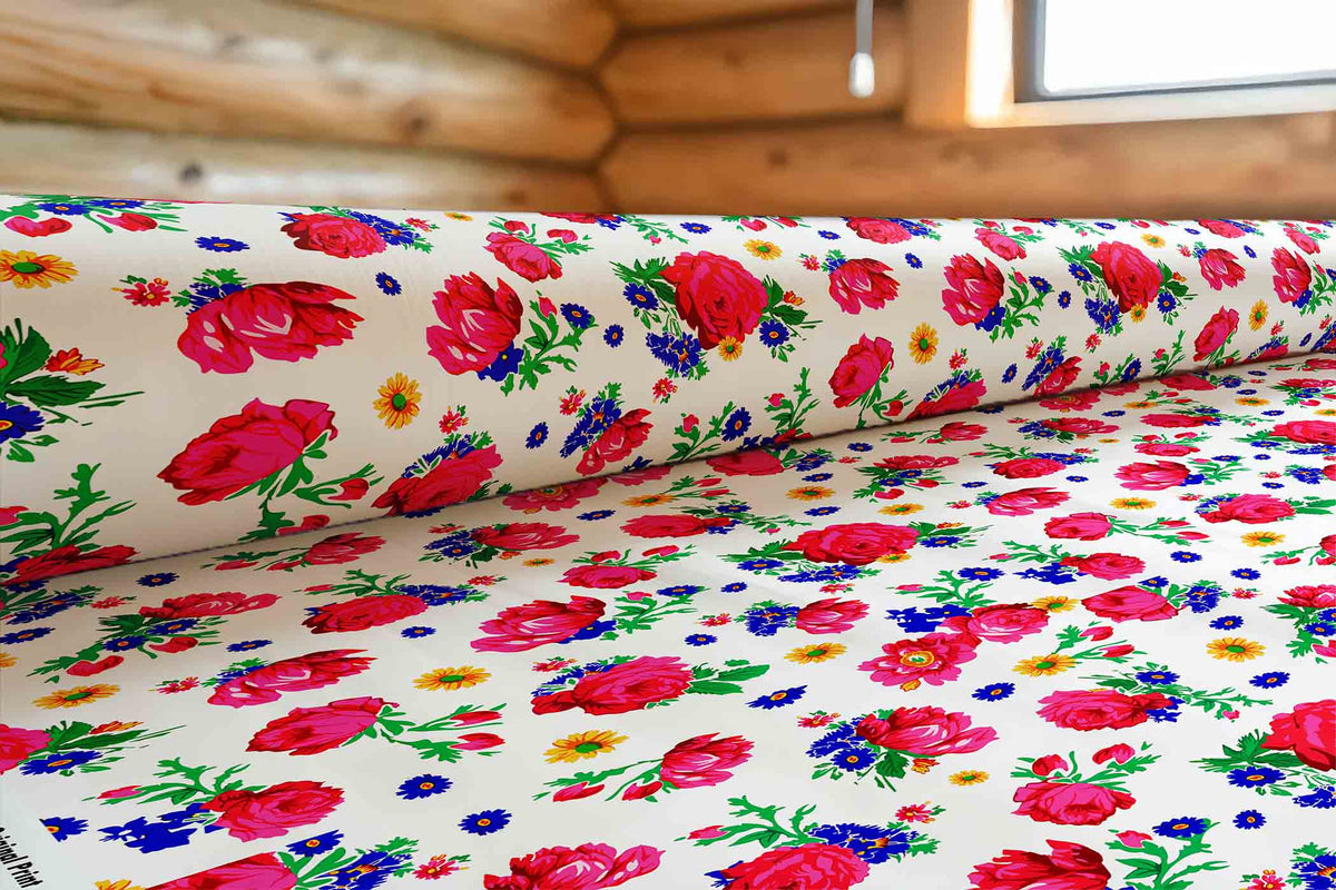 Kokum Ceremony White Cotton Poplin