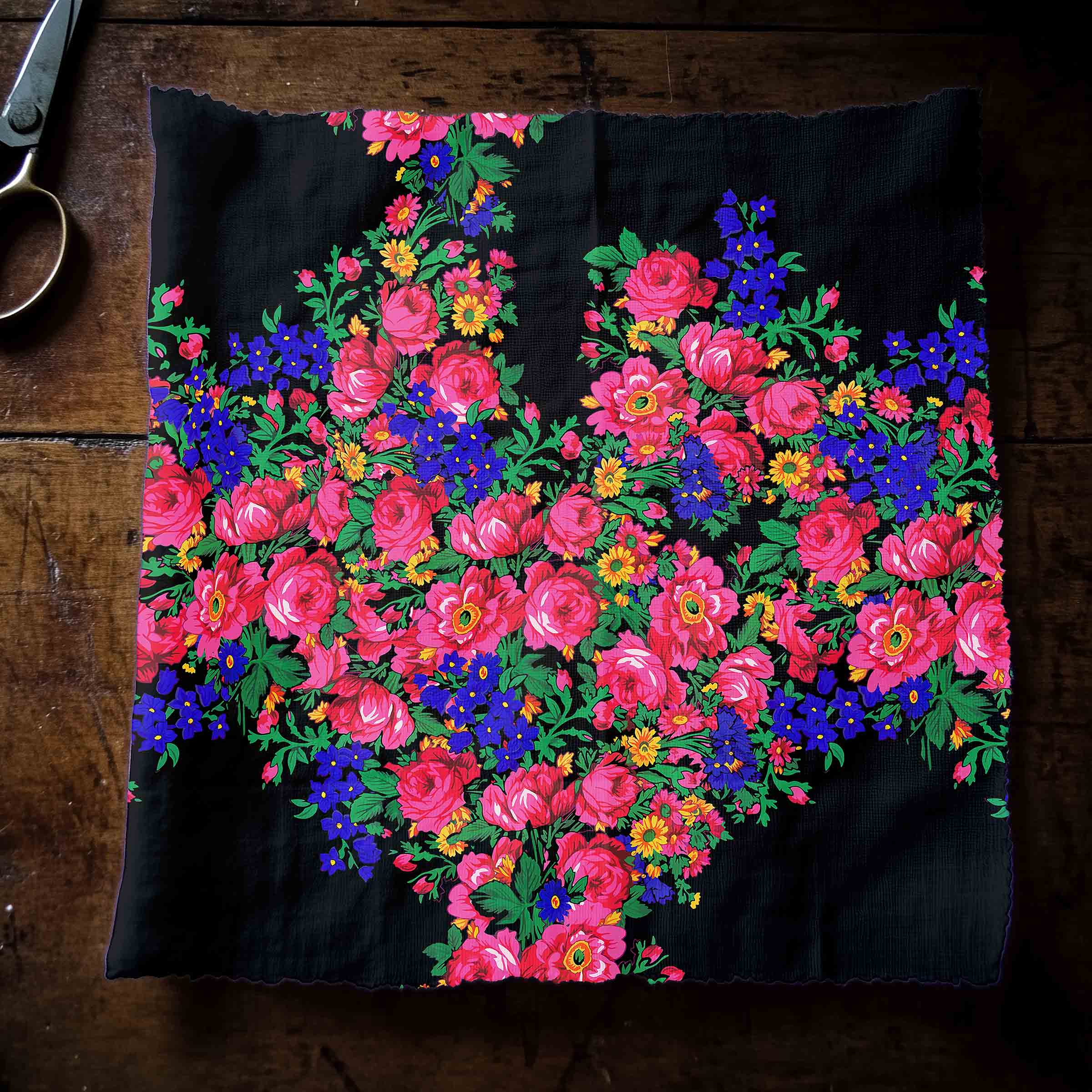 Kokum Revenge Black Cotton Poplin