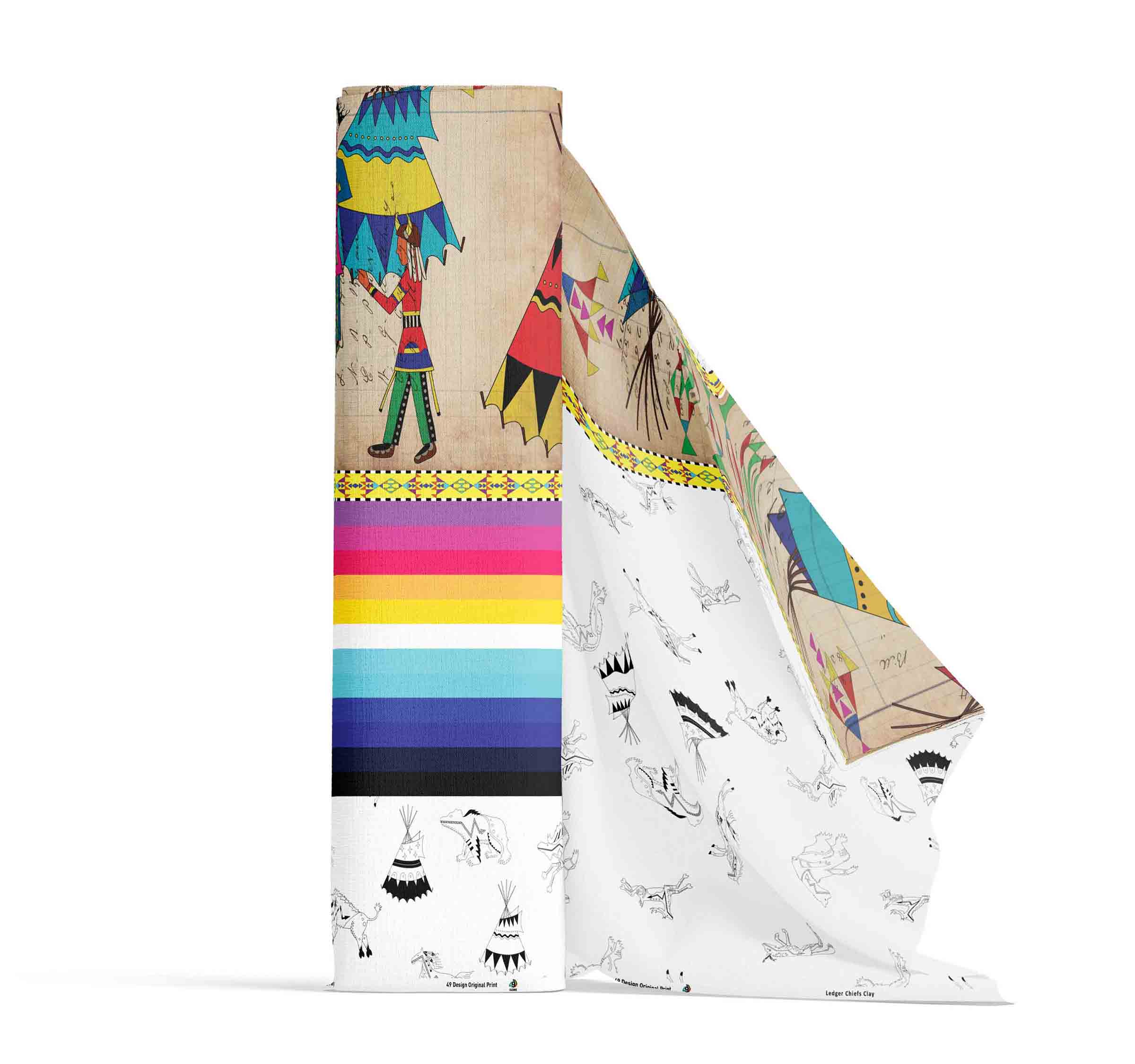 Ledger Chiefs Clay Cotton Poplin