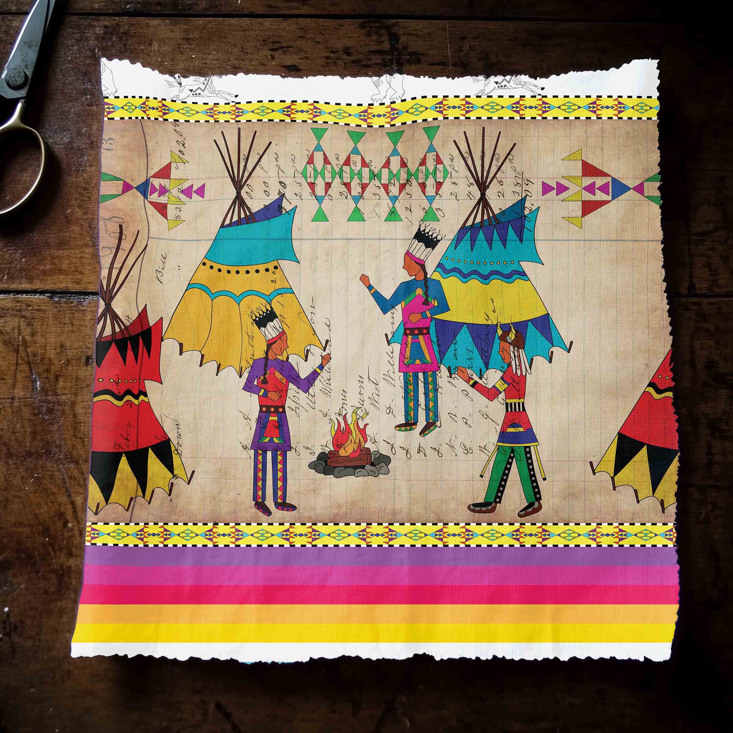 Ledger Chiefs Clay Cotton Poplin
