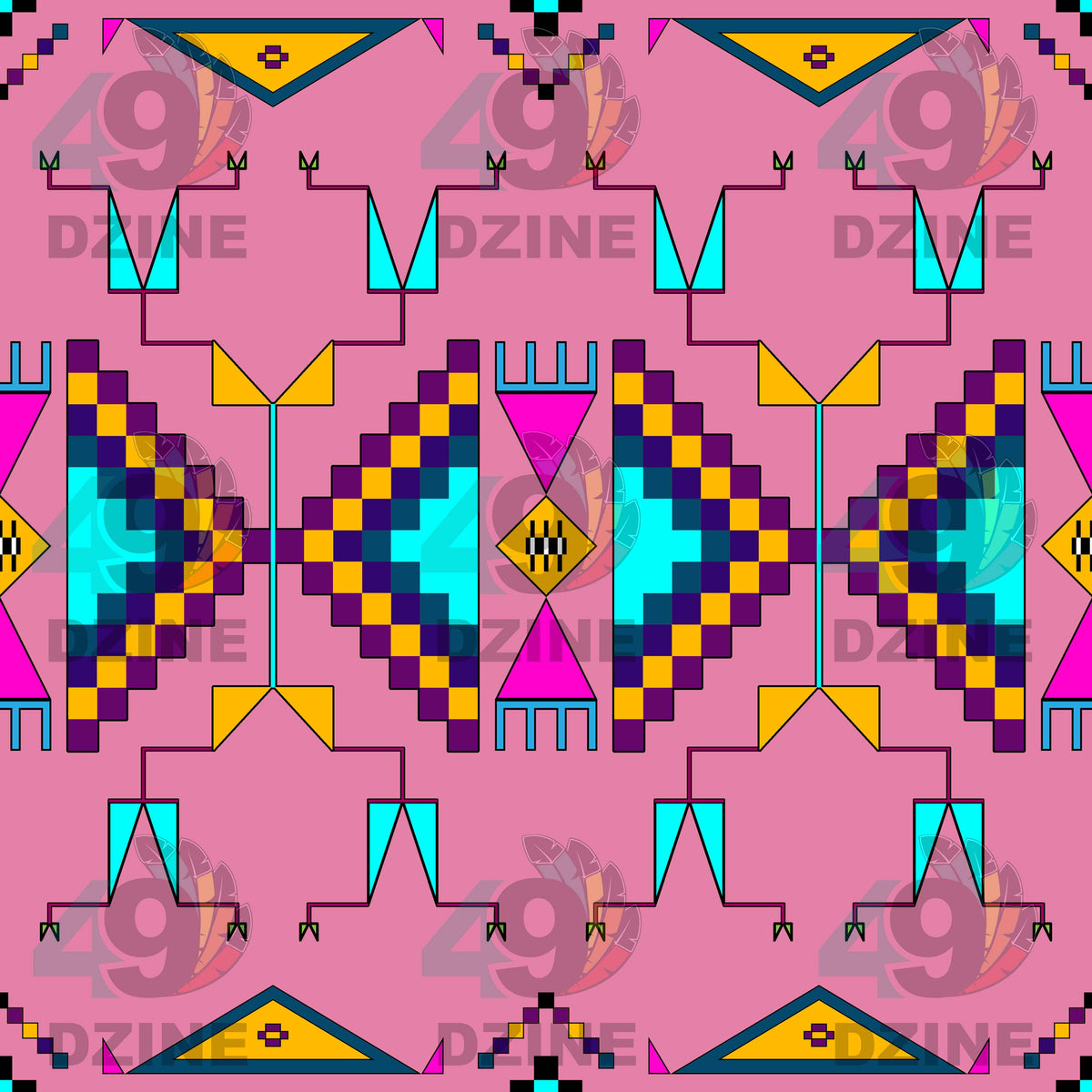 Rite of Passage Pink Cotton Fabric