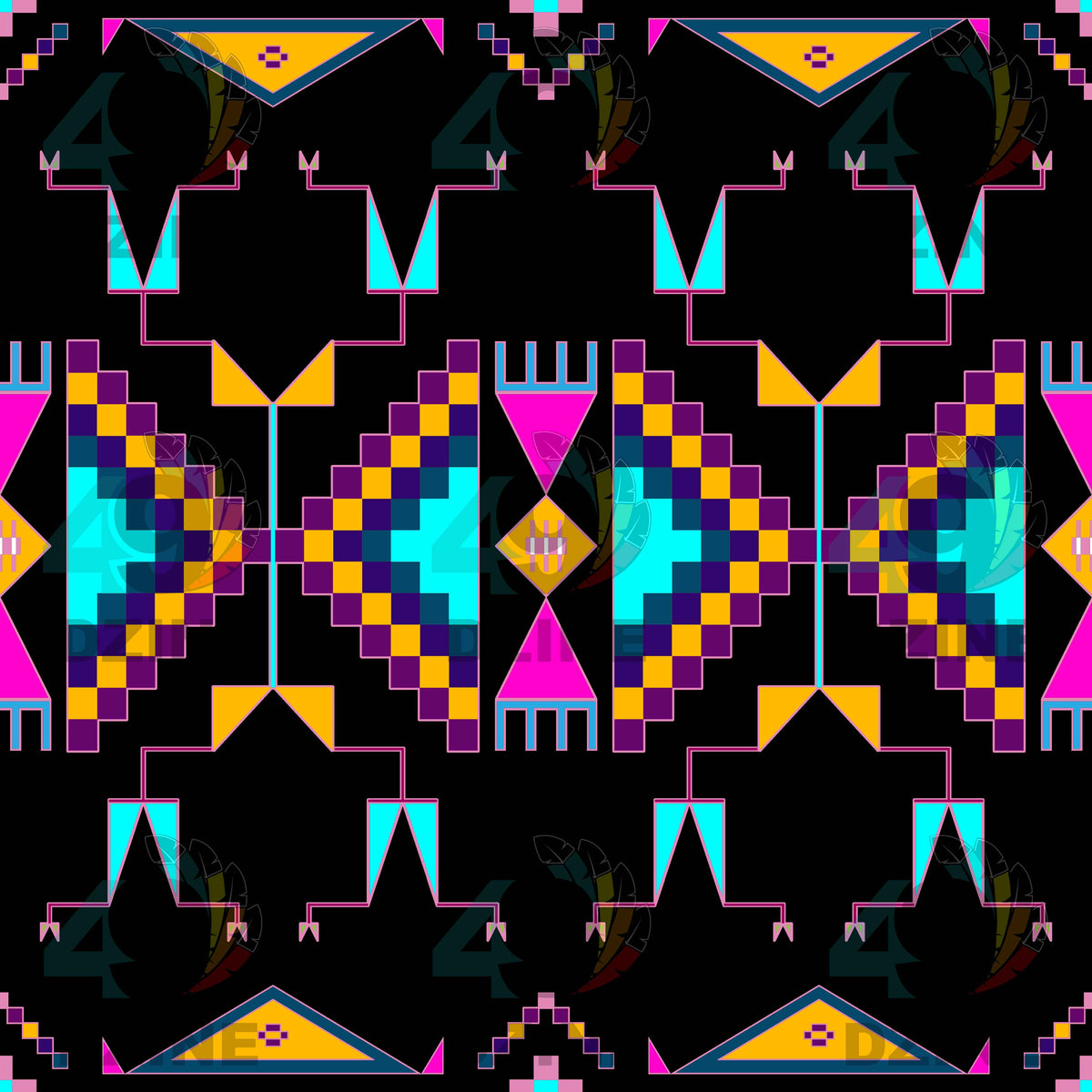 Rite of Passage Black Cotton Fabric