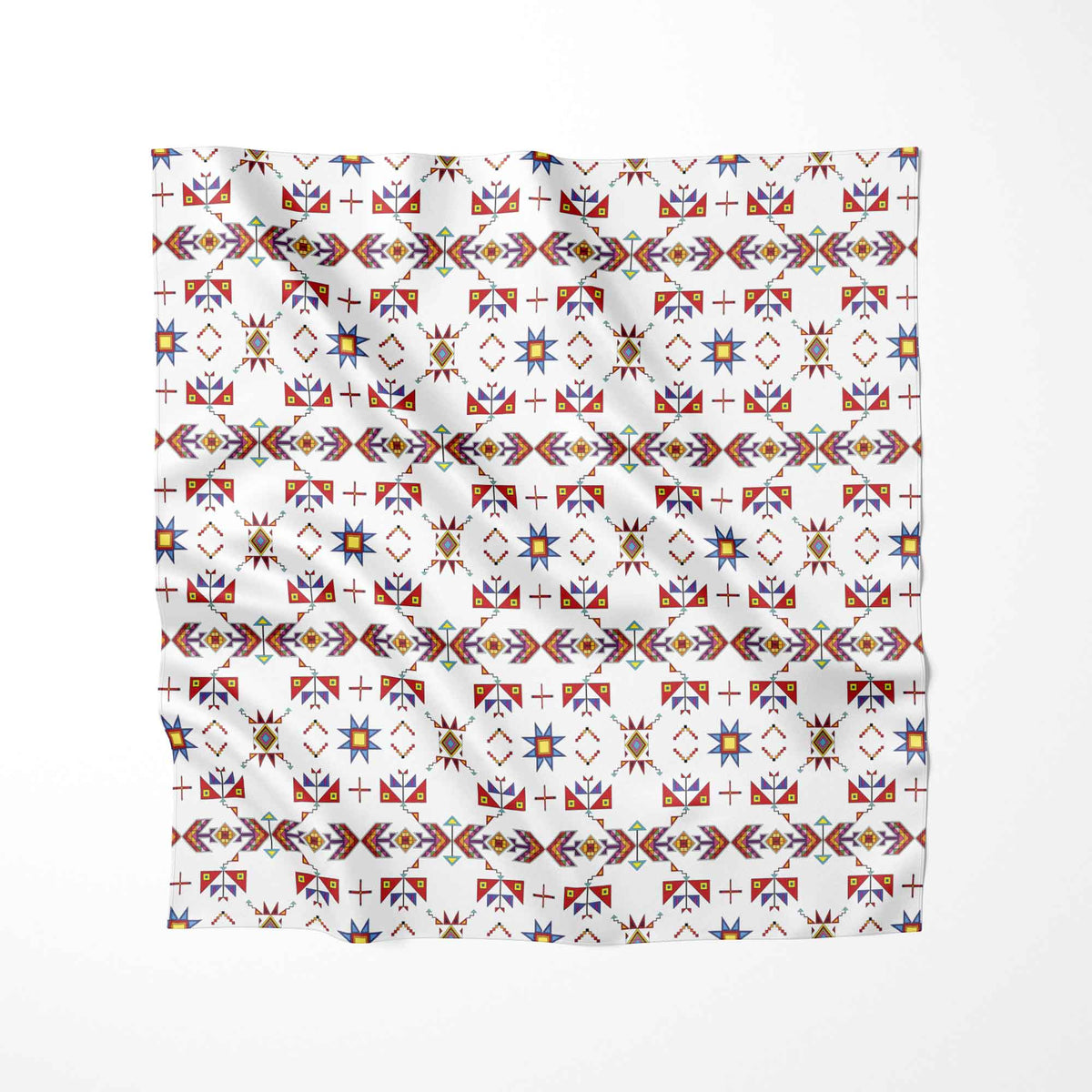 Scattered Generations White Cotton Fabric