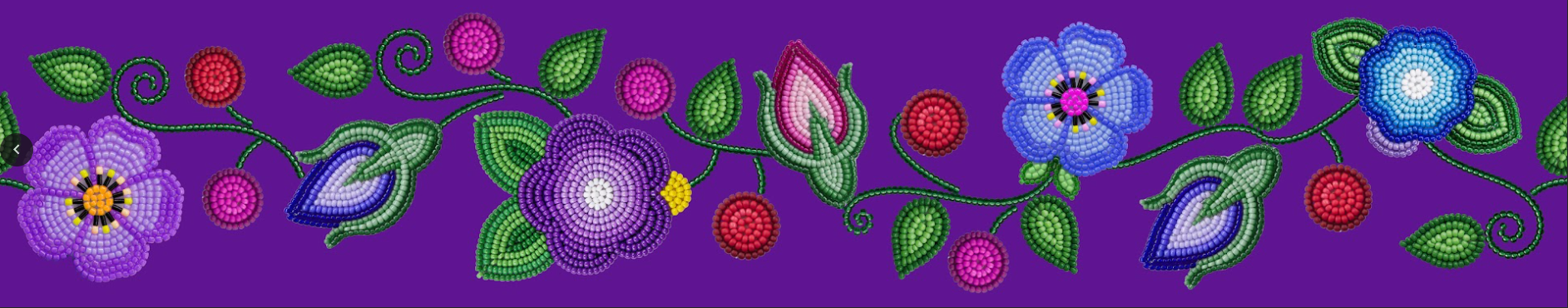 Garden Halo Printed Ribbon